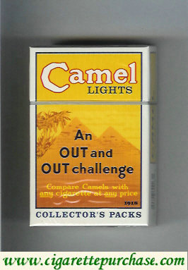 Camel collection version Collectors Packs 1918 Lights cigarettes hard box